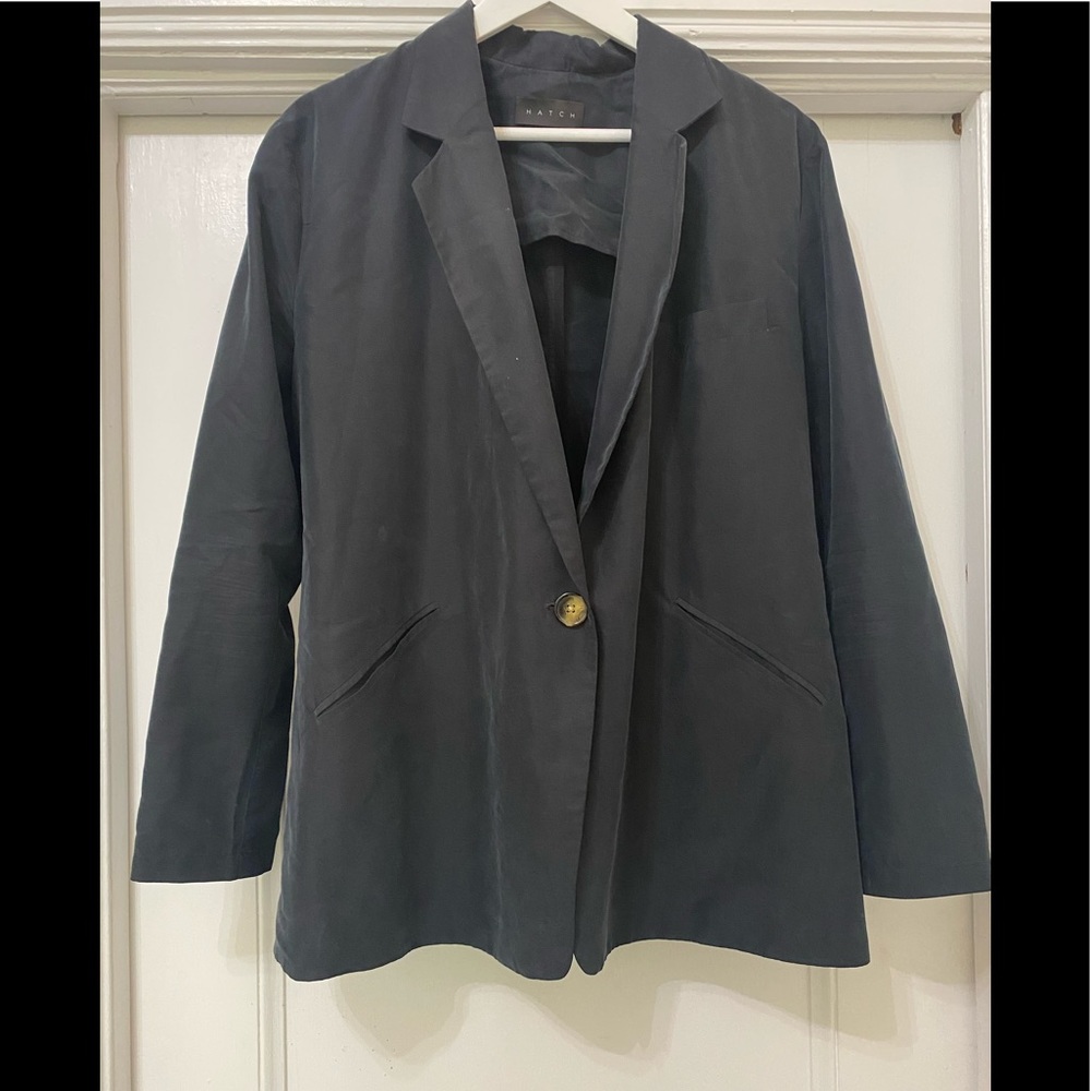 HATCH MATERNITY silk blazer
